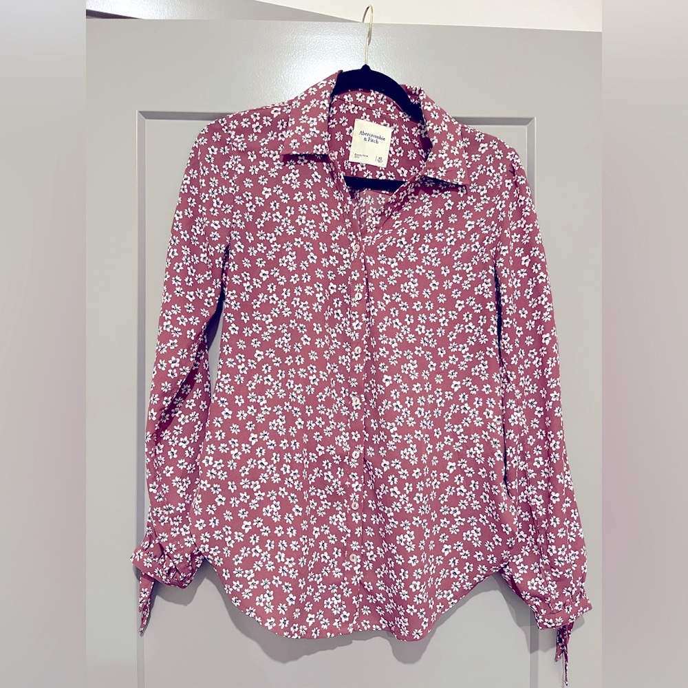 Abercrombie Floral Button-Up Shirt